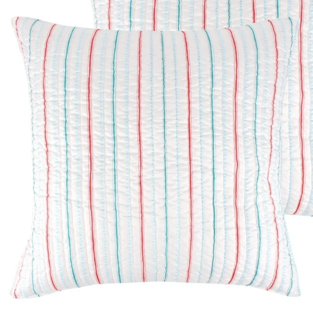 Euro Sham ‘Merry and Bright Collection’ HOLLY JOLLY by Levtex Homes 26x26”